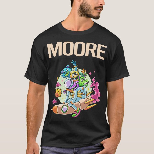 T-shirt Happy Monsters - Moore (Devant)