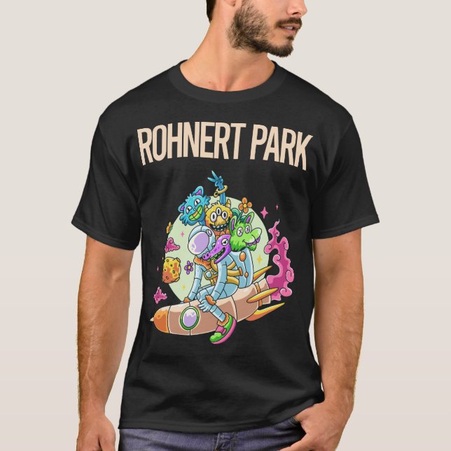 T-shirt Happy Monsters - Rohnert Park (Devant)