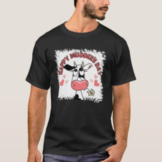T-shirt Happy Mudder s Day Cute Cow Mothers Day