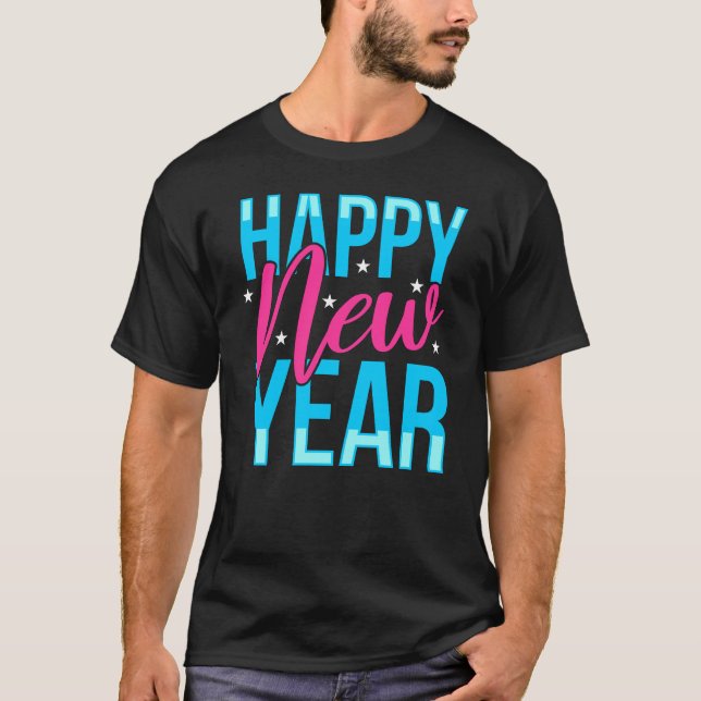 T-shirt Happy New Year (Devant)
