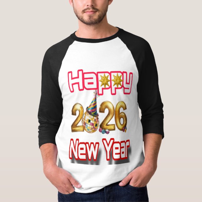 T-shirt Happy New year  (Devant)