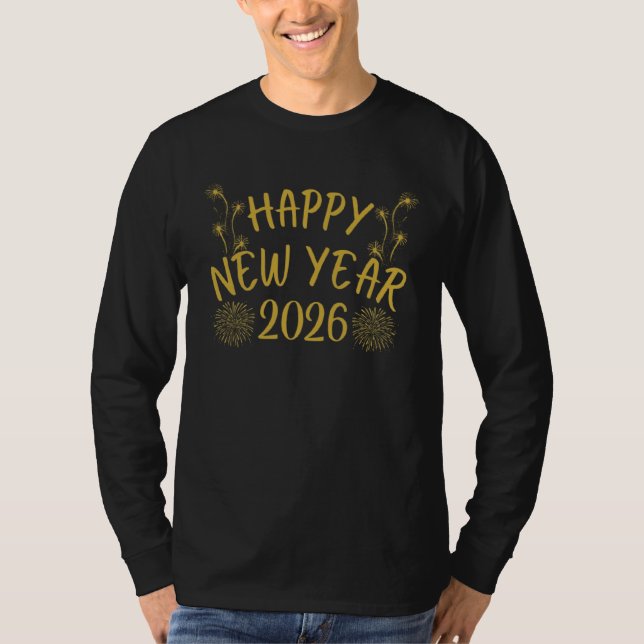 T-shirt Happy New Year 2026 (Devant)