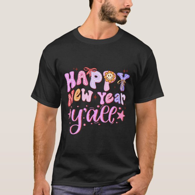 T-shirt Happy New Year 2026 Party Countdown New Years Y'al (Devant)