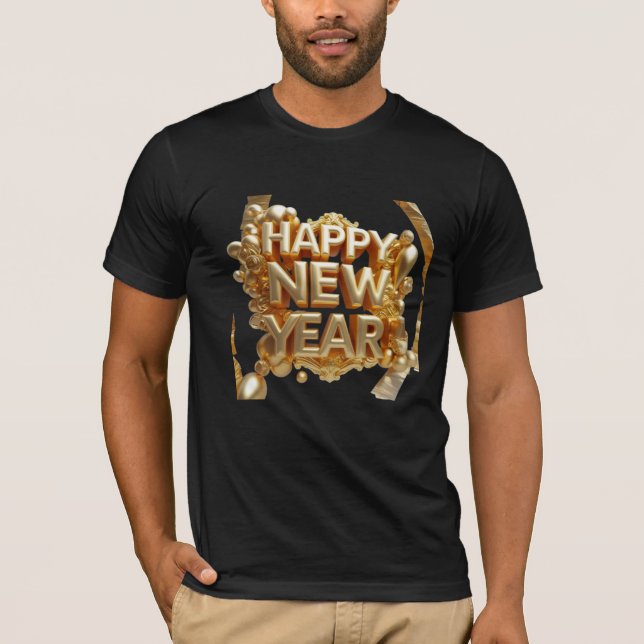 T-shirt Happy New Year collection 2026 (Devant)