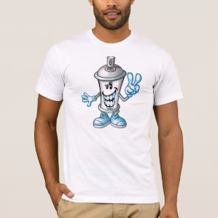 T-shirt Happy paint spray