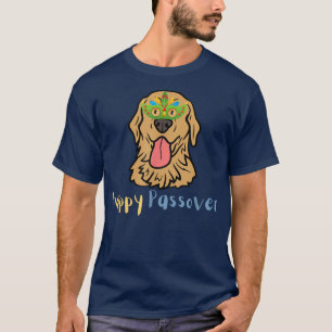 T-shirt Happy Passover Chien drôle Costume juif vacances P