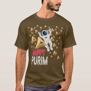 T-shirt Happy Purim Funny Hamantaschen Cadeau Purim Juif H