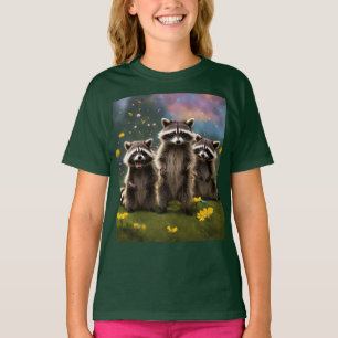 T-shirt Happy Raccoons Kids Basic Tee - Célébrez Chaque Jo