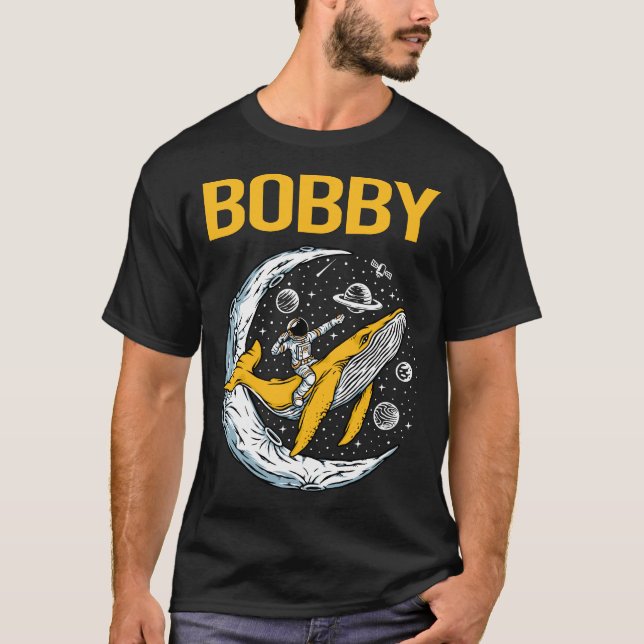 T-shirt Happy Space - Bobby Name (Devant)