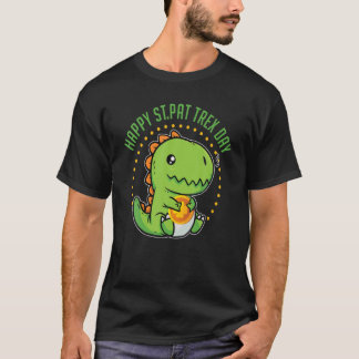 T-shirt Happy St. Pat Rex Day Cute Dinosaur St. Patrick