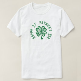 T-shirt Happy St. Patrick's Day - 4 Leaf Clover