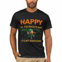 Happy St. Patrick's Day AND My Birthday Leprechaun