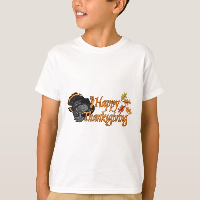 T-shirt Happy Thanksgiving (Devant)