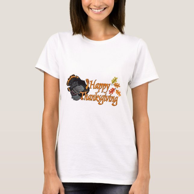 T-shirt Happy Thanksgiving (Devant)