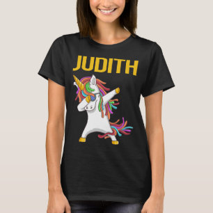T-shirt Happy Unicorn - Judith Name
