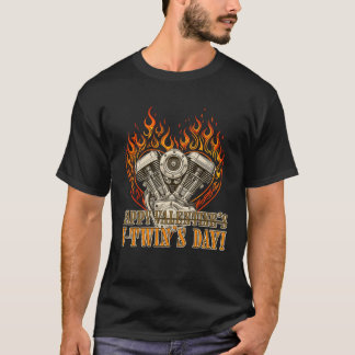 T-shirt Happy V-Twin's Day, Anti Valentine, Chopper Lovers