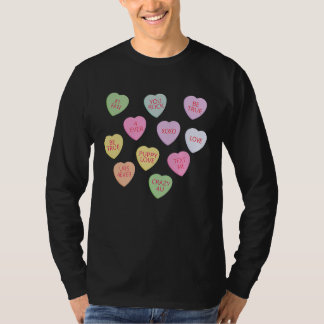 T-shirt Happy Valentineu2019s Day Candy Conversation Heart