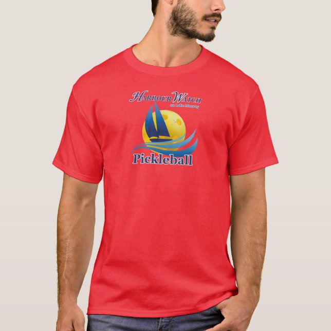 T-shirt Harbour Watch sur le lac Murray Pickleball (Devant)
