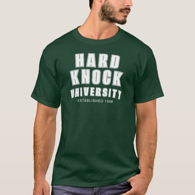 T-SHIRT HARD KNOCK UNIVERSITY  (Devant)
