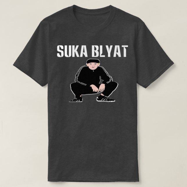 T-shirt Hardbass Russia Gopnik (2)  (Design devant)