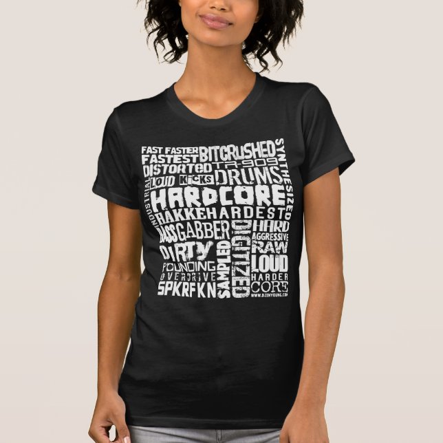 T-shirt Hardcore01-white (Devant)