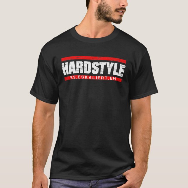 T-shirt Hardstyle EDM Rawstyle Hardstyle Music Outdoor Fes (Devant)
