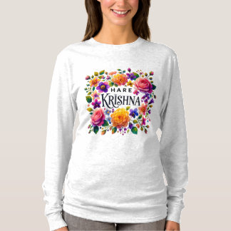 T-shirt HareKrishna_d.no.2- par Maaya_Prints, Women LSleev