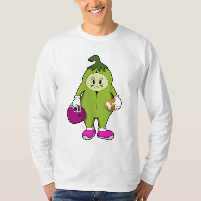 T-shirt Haricot de football Sports (Devant)