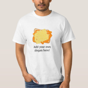 T-shirt Haricots à la sauce au fromage sur pain grillé