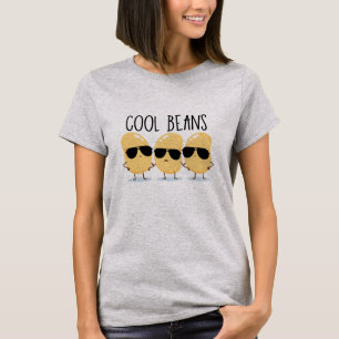 T-shirt Haricots cool Fèves amusantes mignonnes avec lune