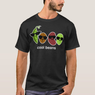 T-shirt Haricots cool - Haricots portant des lunettes de s