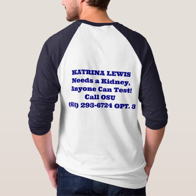 T-shirt Haricots cool Kat a besoin d'un rein (Dos)