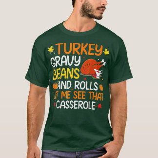T-shirt Haricots Graves Et Rouleaux Me Laisser Migner Turq