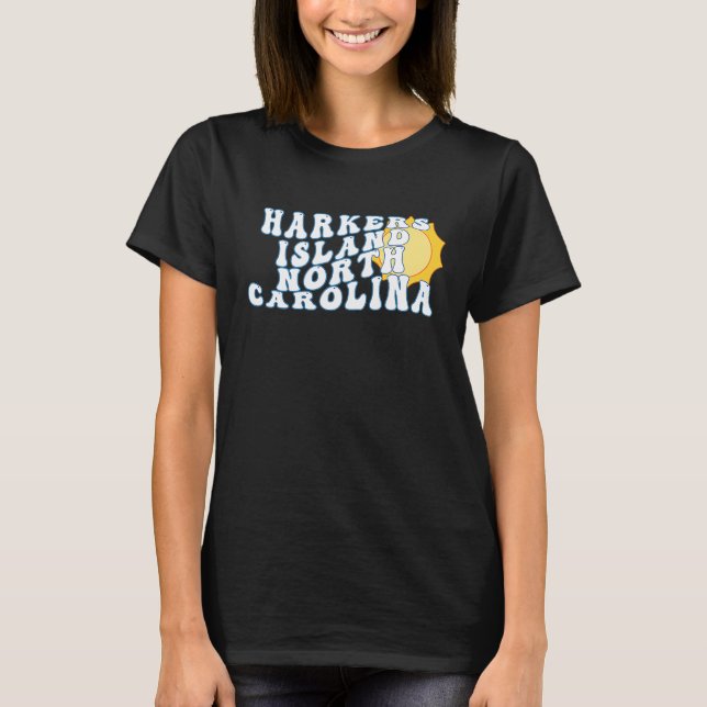 T-shirt Harkers Island North Carolina NC Vacation Souvenir (Devant)