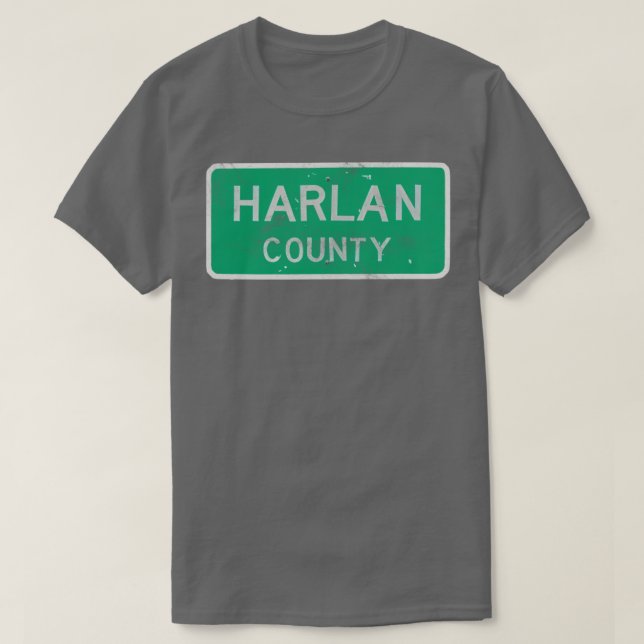 T-shirt Harlan Comté KY Retro Outlaw Country Fan Design (Design devant)