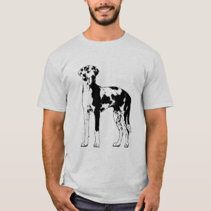 T-shirt Harlequin great dane