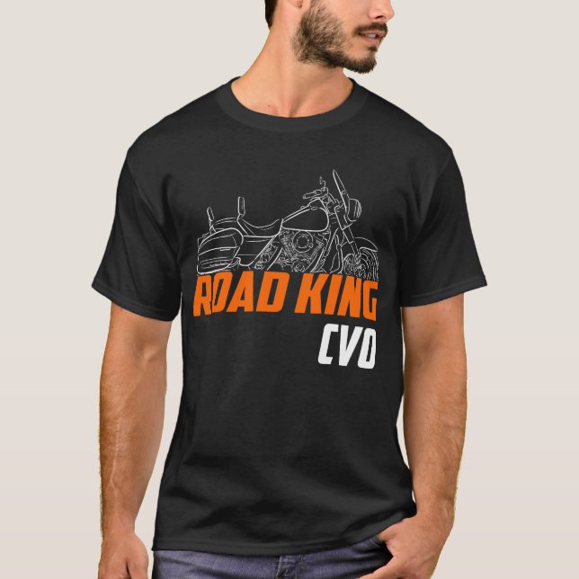 T-shirt Harley-Davidson Road King CVO FLHRSE 2007 (Devant)