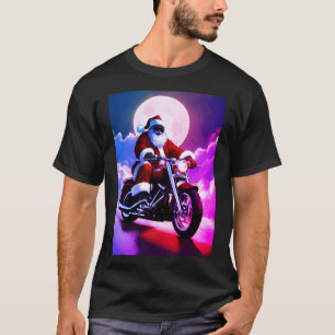 T-shirt "Harley Père Noël Ride : Festive Biker
