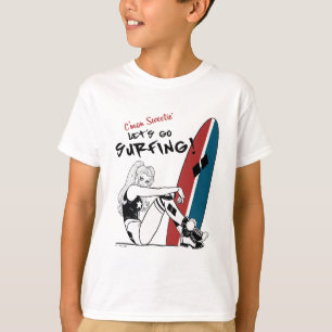 T-shirt Harley Quinn - Allons surfer