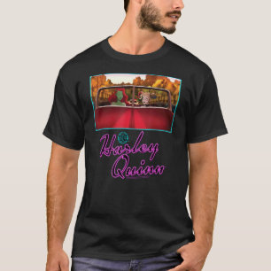 T-shirt Harley Quinn S'Échappe Avec La Mariée Poison Ivy