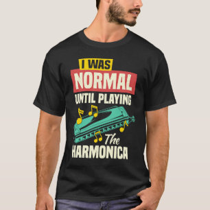 T-shirt Harmonica Bouche Organiste Harpe Française & Harmo