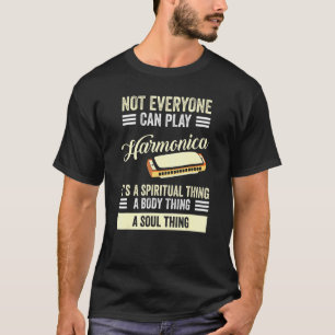 T-shirt Harmonica Instrument Harmonica Player
