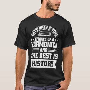 T-shirt Harmonica Player & Mouth Harp Designs Pour Harmoni