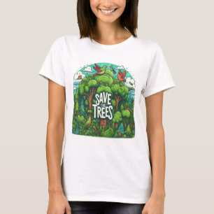 T-shirt Harmonie dans les arbres