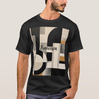 T-shirt Harmonie dans les nuances : Composition abstraite 
