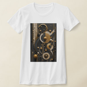 T-shirt Harmonie Géométrique en Micro Mosaïque 3D
