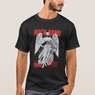 T-shirt Harmonie Gothique : Graphisme de groupe retro des