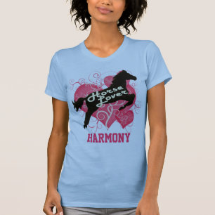 T-shirt Harmonie personnalisée par amant de cheval