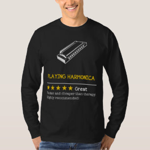 T-shirt Harmoniser avec l'Humour : Harmonica - moins cher,