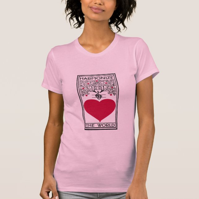 T-shirt Harmoniser le coeur du monde (Devant)